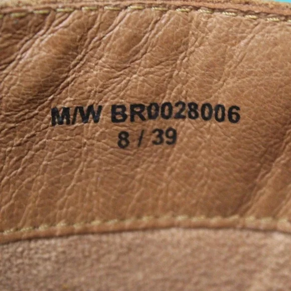 Born Womens 8 Brown Suede Leather Buckle Clogs Mules Platform Wedge  NWOB - Picture 2 of 9